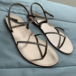 Pedro Garcia Iciar Skinny Crystal Thong Sandal